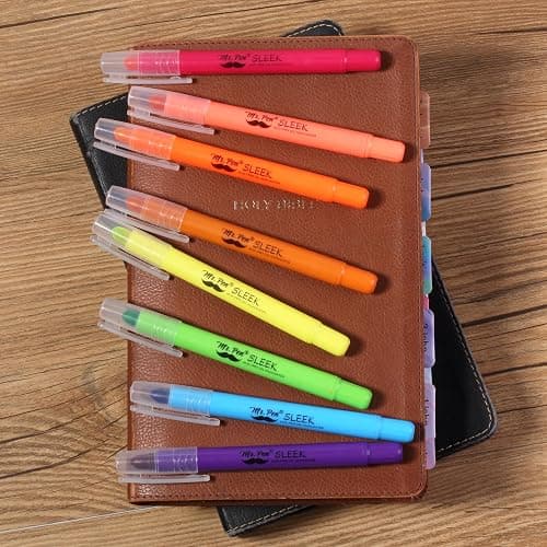 Mr. Pen No Bleed Gel Highlighter, Bible Highlighters, Assorted Colors, Pack of 8 thumbnail 6