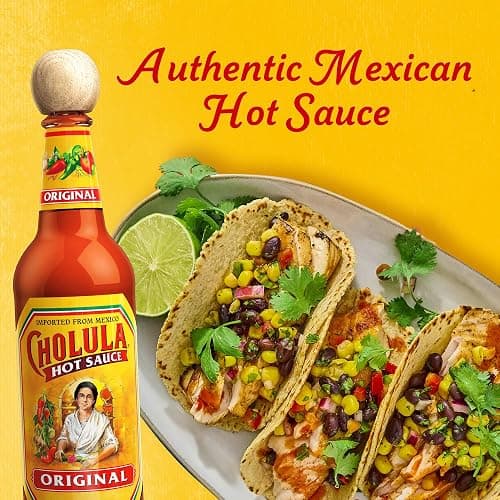 Cholula Hot Sauce, Original, Product of Mexico, Blend of Arbol & Piquin Peppers with Signature Spices for Eggs, Rice, Tacos, Huevos Rancheros & More, 12 fl oz thumbnail 4