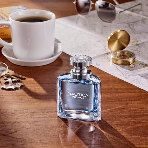 Nautica Voyage Eau De Toilette, Cologne and Fragrance For Men, Fresh, Romantic, Fruity Scent Woody, Aquatic Notes of Apple, Water Lotus, Cedarwood, and Musk Ideal Day Wear, Long Lasting 6.7Fl oz thumbnail 6