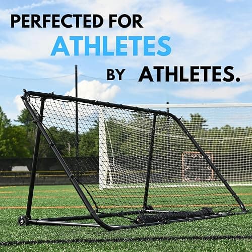 SHARK ATHLETICS Rebounder Large: 6ft x 3.5ft - Bounce Back - Return with Rebounder - Training for Backyard (Portable & Easy Setup) thumbnail 7