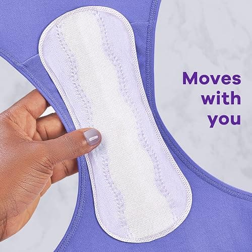 Always Panty Liners for Women Anti-Bunch Xtra Protection Daily Liners, Long, Unscented, 108 Count thumbnail 4