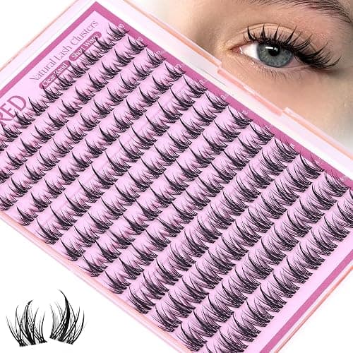 Winifred Fairy Lash Clusters Wispy Eyelash Clusters 10-14mm Cluster Eyelash Extensions Natural Invisible Clear Band Lashes Clusters Spiky Anime Lash Extension Natural Look Manga Individual Lashes thumbnail 8