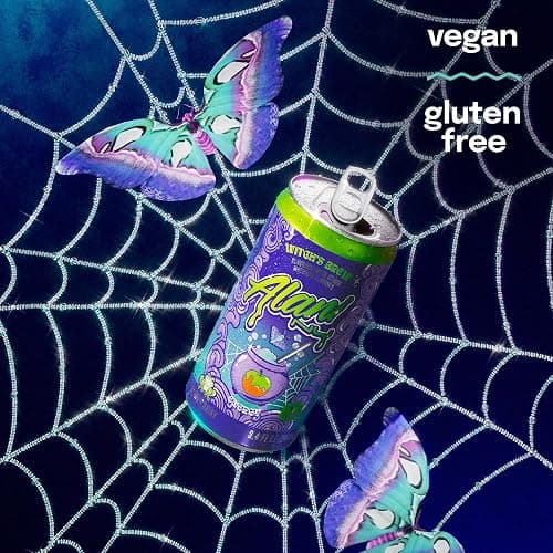 Alani Nu WITCHES BREW, Low Calorie Energy Drinks, 100mg Caffeine, Biotin, B Vitamins, Zero Sugar, 10 Calories or Less, 8 Fl Oz Cans, 12 Pack thumbnail 5