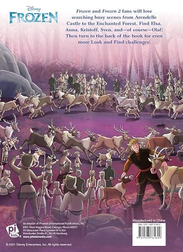 Disney Frozen - Where’s Olaf? Look and Find Activity Book - Includes Elsa, Anna, and More Frozen Favorites - PI Kids thumbnail 2