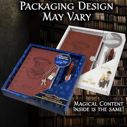 Harry Potter Secret Diary, Magical and Fun Diary with Lock, Keys, and Invisible Ink Pen, Stylish Journal for Everyday Writing, Gifts for Girls and Boys thumbnail 2