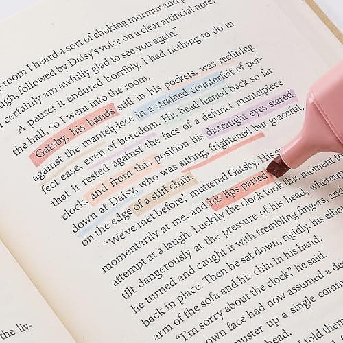 Mr. Pen- Aesthetic Highlighters, 6 Pack, Morandi Colors, Cute Highlighters Assorted Colors for Journaling, Highlighting, Underlining, Fast Dry, Back to School Supplies thumbnail 7