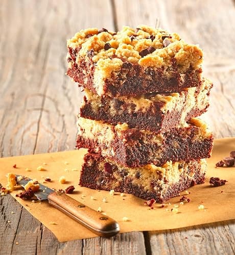 RUF Brookies, Brownies & Cookies vereint in einer schokoladigen Backmischung, inklusive praktischer Papier-Backform, einfache Zubereitung, 1 x 460g thumbnail 2