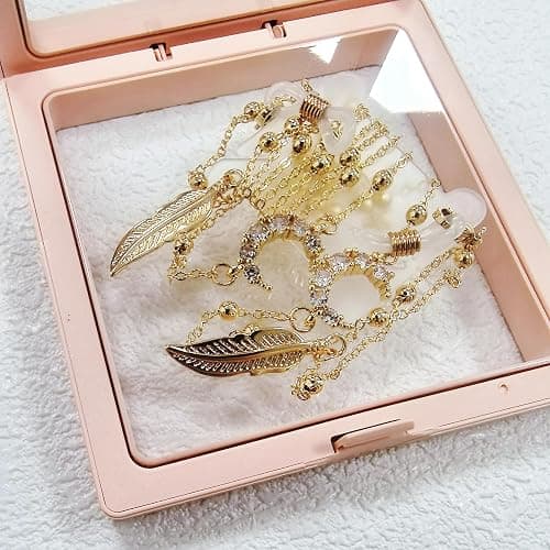 shionreiy Stylish Women's Glasses Chain - Eyeglass & Sunglasses Chains Holder for Around Neck, Eyewear Retainer Strap thumbnail 3