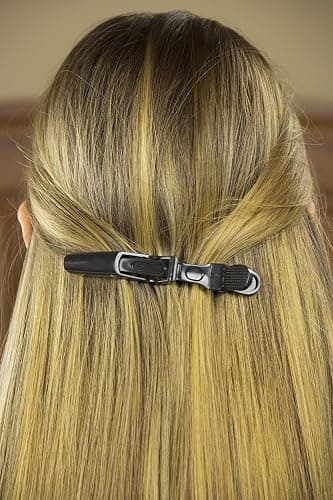 HH&LL 12pcs Hair Clips for Styling Wide Teeth & Double-Hinged Design Alligator Sectioning Clips of Professional Hair Salon Quality thumbnail 4