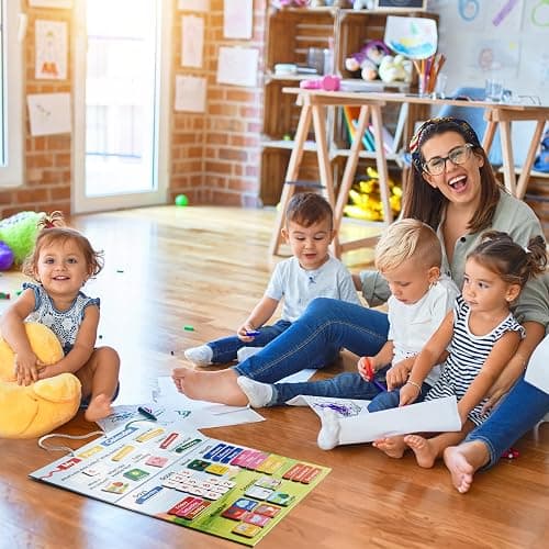 Chuckle My First Calendar for Kids - Days of the Week & Weather Learning Chart - 40 x 32cm, Magnetic with Hanging Loop, Educational Children Toy for Home & Classroom thumbnail 2