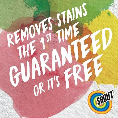 Shout Active Enzyme Laundry Stain Remover Spray, Triple-Acting Formula Clings, Penetrates, and Lifts 100+ Types of Everyday Stains - Prewash Spray 22oz thumbnail 2