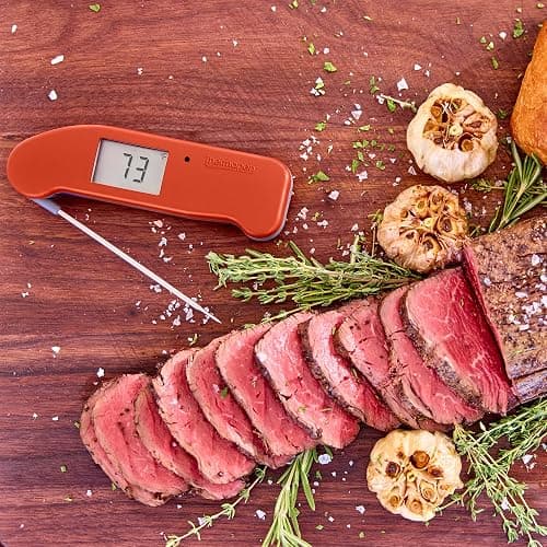 ThermoWorks Thermapen ONE, No. 1 Recommended Instant-Read Thermometer - Cayenne Pepper Red thumbnail 2