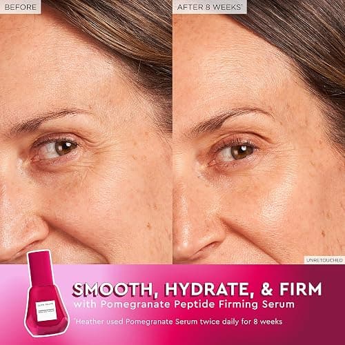 Glow Recipe Pomegranate Copper Peptides Face Serum - Plumping, Firming Multi Peptide Anti Aging Serum for Women & Men + Hydrating Hyaluronic Acid to Smooth Lines, Support Collagen & Skin Elastin, 30ml thumbnail 3