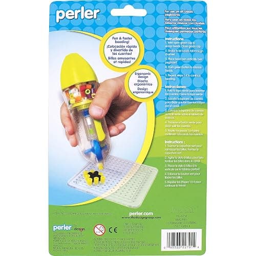 Perler Beads Pen Bead Dispenser Kid's Crafts, 1 pc, Lime Green thumbnail 3
