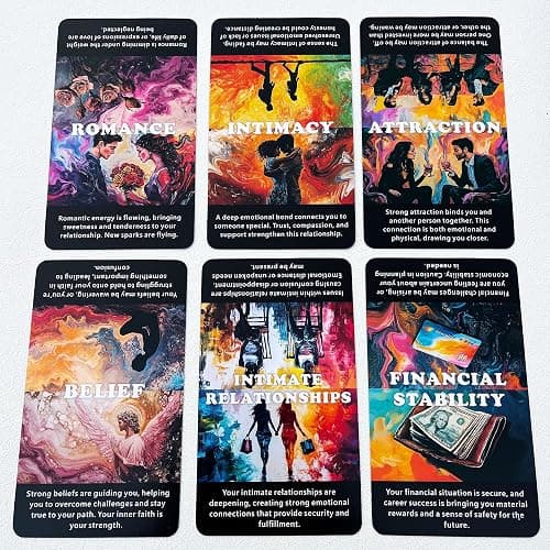 DPEHAKMK Life Situations Oracle Cards, Love and Spiritual Growth Oracle Cards for Beginners, Relationships Oracle Deck, Healing Oracle Deck for Spiritual Development thumbnail 3