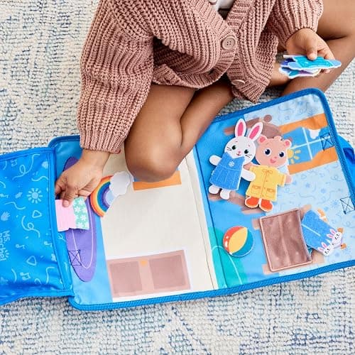 Melissa & Doug® Ms. Rachel™ What to Wear Felt Activity Board Take-Along Preschool Learning Toy for Boys and Girls - FSC Certified thumbnail 7