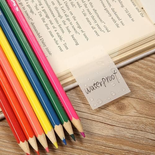 Mr. Pen- Small Transparent Sticky Notes, 1.5"x2", 20 Pads, 1000 Sheets, Mini See Through Self-Adhesive Notes Bulk for Bible Journaling and Studying, Water-Resistant, Clean Removal thumbnail 7