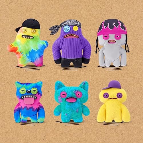 Fuggler Fugg Life 9-Inch Plush Toy (Squidge) by ZURU – Funny Ugly Monster Stuffed Animal with Human-Like Teeth, Quirky Collectible Plush for Kids, Tweens, Teens, Adults & Weird Toy Lovers thumbnail 5