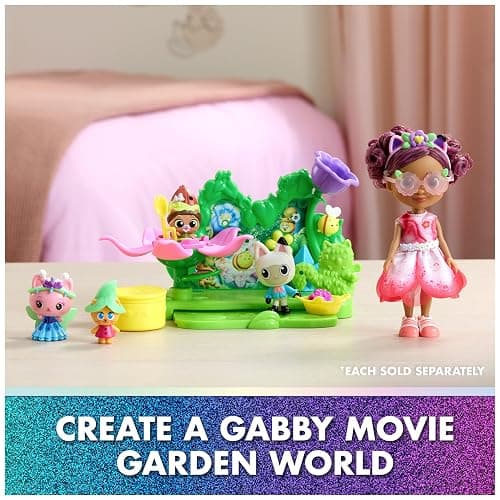 Gabby's Dollhouse: The Movie, Gabby's Garden Friends Pack with 6-Inch Gabby Doll, 4 Toy Figures & Accessories, Kids Toys for Girls & Boys Ages 3 and Up thumbnail 5