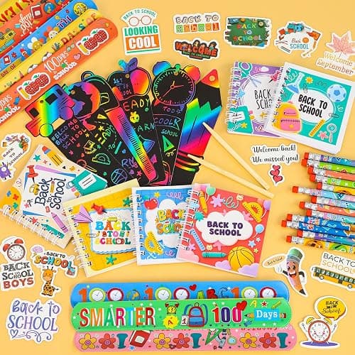 SZCECHRE 24 Pack Back to School Gifts for Students, Classroom Welcome Gift Set with Stationery Supplies, First Day of School Gifts for Kids, Teacher Rewards and Student Appreciation Favors thumbnail 7