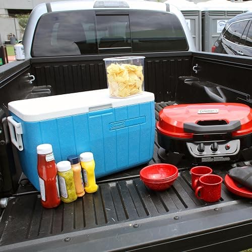 Coleman Chiller Series Insulated Portable Cooler, Hard Cooler with Ice Retention & Handle - Great for Camping, Tailgating, Beach, Picnic, Groceries, Boating & More thumbnail 5