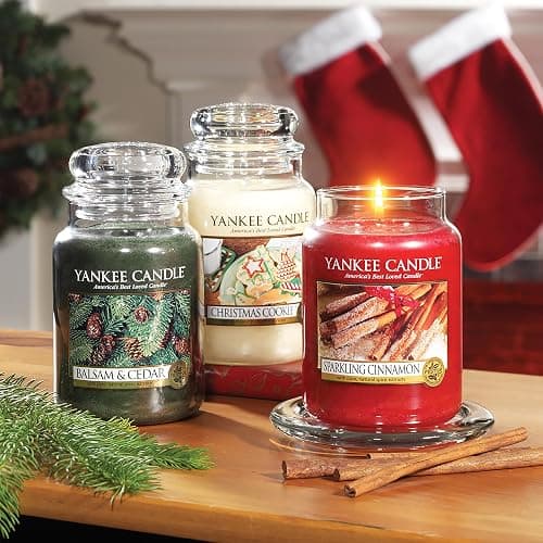 YANKEE CANDLE Candele In Giara, Cannelle Scintillante, Grande thumbnail 7