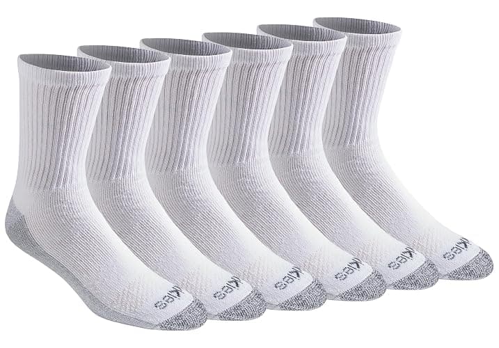 Dickies Men's Dri-tech Moisture Control Mid-Crew Socks (6 Pairs) - Image 1