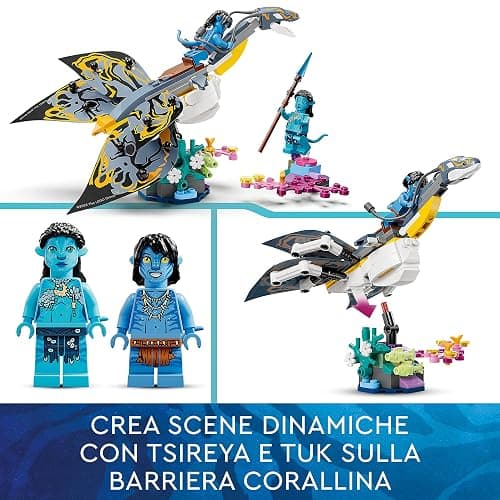 LEGO Avatar La Scoperta di Ilu, Set dal Film La Via dell’Acqua da Collezione, Creatura Giocattolo Subacquea Simile ad Animale, Giochi per Bambini 75575 thumbnail 5