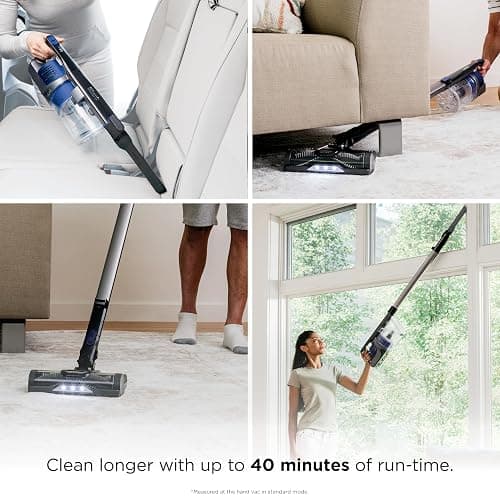 Shark Pet Cordless Stick Vacuum, Grey, IX141 | HyperVelocity Suction, XL Dust Cup, LED Headlights, Removeable Handheld, Crevice & Pet Tool, 40-Min Runtime, Lightweight thumbnail 4