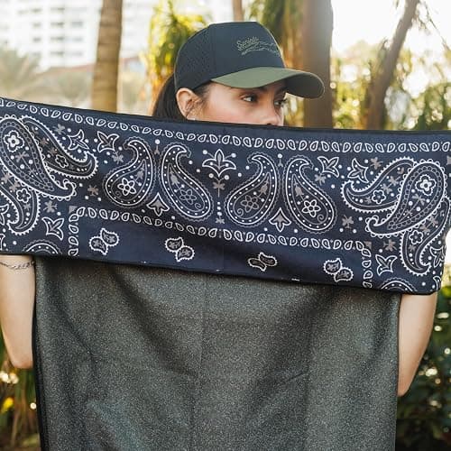 Sprints Athletic Running Towel, Full-Sized, Car Seat Cover - Performance Microfiber (Paisley Probs) thumbnail 9