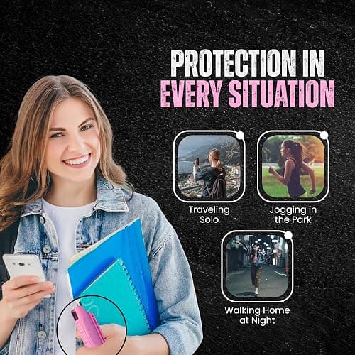 Police Magnum Keychain Pepper Spray Self Defense Belt Clip Holder - 1 Pack Tactical Maximum Strength OC with Dye - Small Case Safety Key Chain for Women & Men - Made in The USA thumbnail 6
