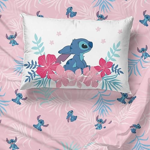 Jay Franco Disney Lilo & Stitch Paradise Dream 5 Piece Twin Bed Set - Includes Reversible Comforter & Sheet Set Bedding - Super Soft Fade Resistant Microfiber (Official Disney Product) thumbnail 5