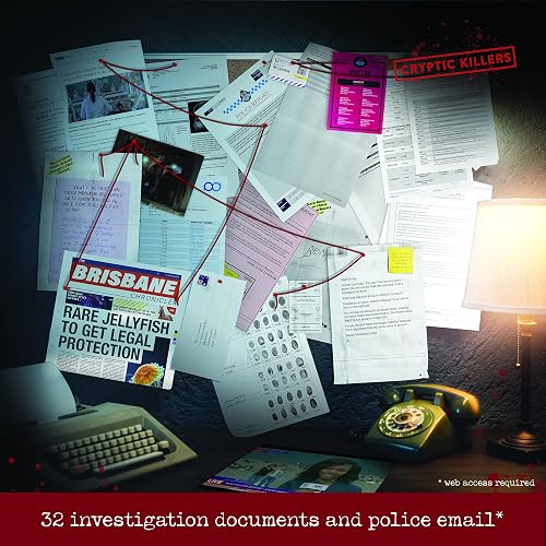 Cryptic Killers Unsolved Murder Mystery Game - Cold Case Files Investigation Detective Clues/Evidence - Solve The Crime - Individuals, Date Nights & Party Groups - Murder of a Marine Biologist thumbnail 2