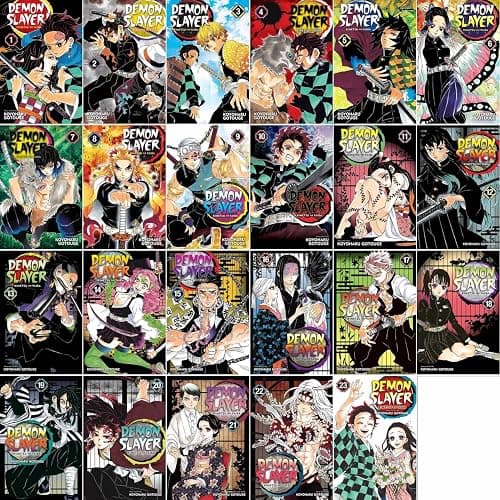 Demon Slayer Manga Box Set Kimetsu no Yaiba (Volumes 1–23) – English Premium Manga Edition with Booklet & Poster – Koyoharu Gotouge, VIZ Media & Juliet Music Bookmark (Demon Slayer: Kimetsu no Yaiba) thumbnail 2