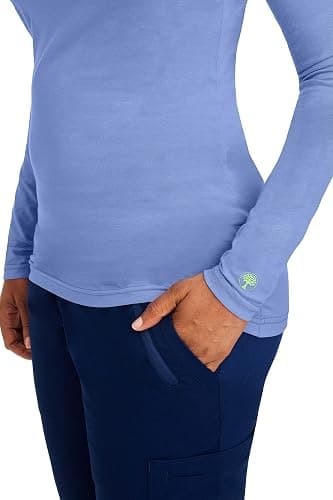 Healing Hands Women's Underscrub Soft Knit Melissa Longsleeve Scrub Tee with Breathable & Easy Care Fabric 5047 thumbnail 4