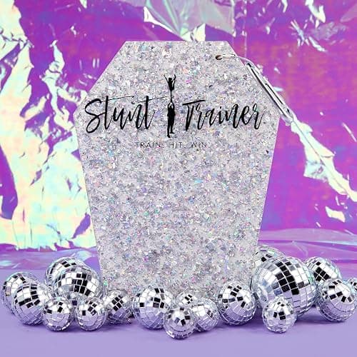 Stunt Trainer Flyer Cheer Balance Board for Cheerleader Balance & Flexibility Core Strength Training - Cheer Balance Trainer Stunting Practice Board Cheerleading Equipment for Flyers, Grey thumbnail 9