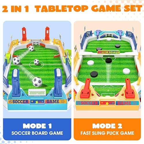 Mini Soccer Board Game for Kids, Birthday Christmas Soccer Gifts for 3 4 5 6 7 8-12 Year Old Boys, Football Table Toys, Pinball Interactive Sports Game for Indoor, Home Party, Family, Playroom, Travel thumbnail 3