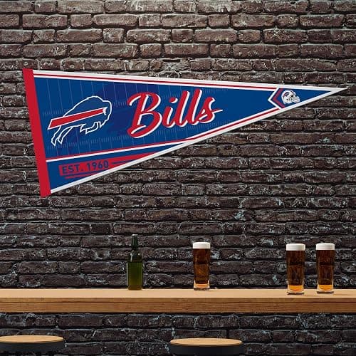 Rico Industries NFL Football Classic 12" x 30" Felt Wall Décor Pennant - Great for Home/Bed Room/Man Cave Décor thumbnail 2