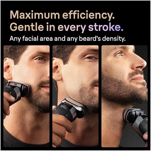 Braun Series 9 PRO+ Electric Shaver, Pro SensoAdapt, 6in1 SmartCare Center, 9697CC, Silver thumbnail 5