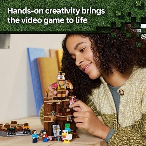 LEGO Minecraft Woodland Mansion Fighting Ring - Building Toy for Kids Age 10+ - Includes Steve, Garrett, & Henry Minecraft Figures, Plus a Chicken Jockey & More - Birthday Gift Idea for Fans - 21272 thumbnail 5