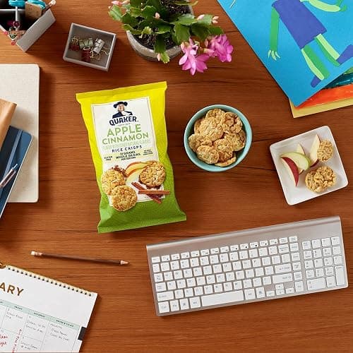 Quaker Rice Crisps, Gluten Free, 3 Flavor Sweet Variety Mix, 0.91oz Bags (Pack of 30) thumbnail 5