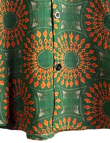 VATPAVE Mens Casual Hawaiian Floral Shirts Short Sleeve Button Down Tropical Shirts Beach Summer Shirts thumbnail 5