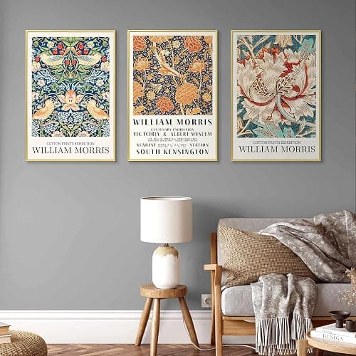 upsimples 20x30 Picture Frame Gold 3 Pack, Scratch-Proof Poster Frames 20 x 30 for Photo Gallery - Slide-In Strips, Horizontal or Vertical Wall Mounting thumbnail 2