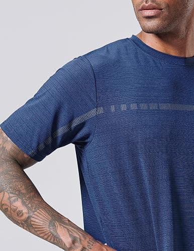 5 Pack Men’s Active Quick Dry Crew Neck T Shirts | Athletic Running Gym Workout Short Sleeve Tee Tops Bulk thumbnail 4