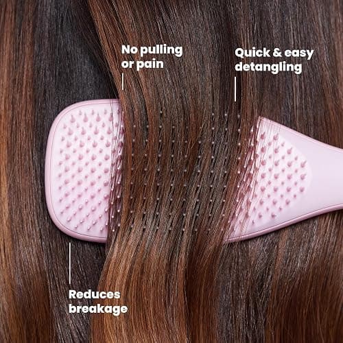 Tangle Teezer Ultimate Detangler Brush for Wet & Dry Hair, Eliminates Knots & Reduces Breakage for Straight to Wavy Hair Types, Sweet Lavender thumbnail 4