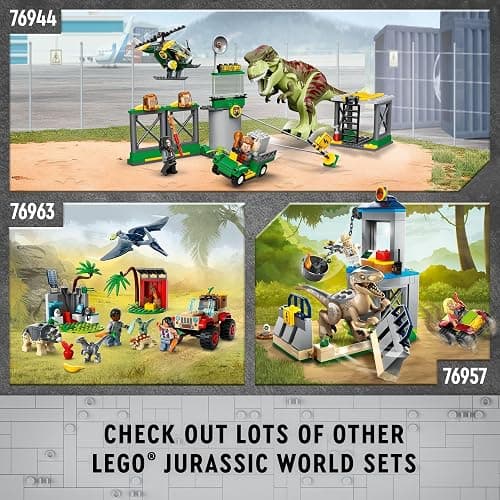 Lego Jurassic World Raptor & Titanosaurus Tracking Mission Kids Toy - Building and Learning Toy for Pretend Play - Dinosaur Action Figures for Boys & Girls, Ages 7+ - Gift Idea for Birthdays - 76973 thumbnail 6