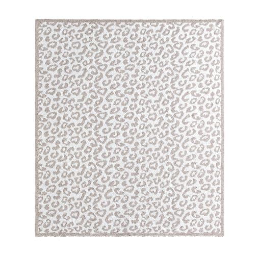 CREVENT 50‘’X60‘’ Ultra Soft and Plush Reversible Microfiber Throw Blanket for Couch Sofa and Bed (Leopard Beige) thumbnail 7