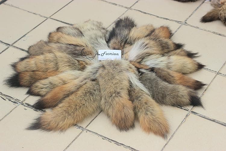 Chunxiao Fluffy Fox Tail Fur Cosplay Toy Cyote Prairie Wolf Tail thumbnail 10