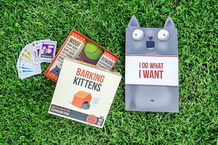 Barking Kittens Expansion Set - A Russian Roulette Card Game for Adults, Teens & Kids, Easy Family-Friendly Party Games - 20 Card Add-on - Expansion: Barking Kittens thumbnail 2