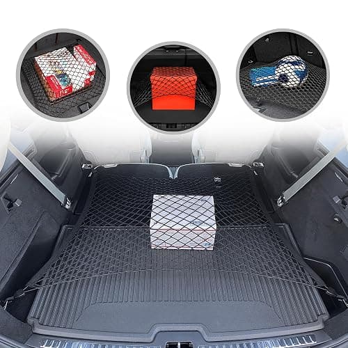 Floor Style Trunk Mesh Cargo Net for Volvo XC90 2015-2025 - Car Accessories - Premium Trunk Organizer and Storage - Cargo Net for SUV- Vehicle Carrier Organizer for Volvo XC 90 - Image 1